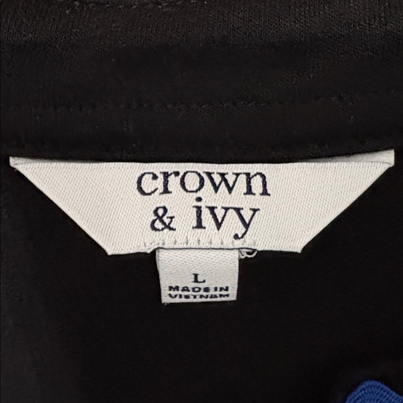 Black Dress with Colorful Ric Rac trim Size Large - Picture 4 of 4